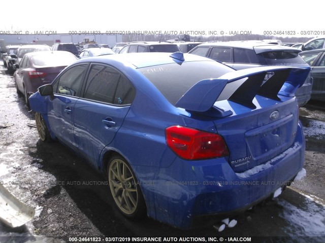 JF1VA2W6XF9806321 - 2015 SUBARU WRX STI/LAUNCH EDITION BLUE photo 3