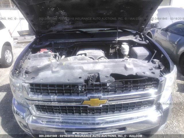 1GC4KYBG4AF120970 - 2010 CHEVROLET SILVERADO K2500 HEAVY DUTY LTZ GRAY photo 10