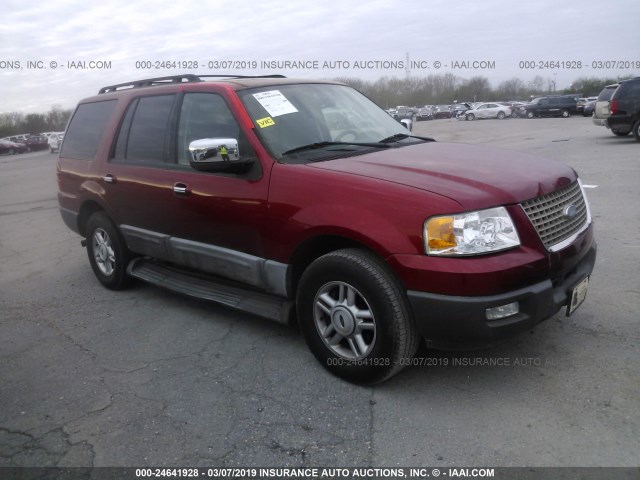 1FMPU15566LA91257 - 2006 FORD EXPEDITION XLT RED photo 1