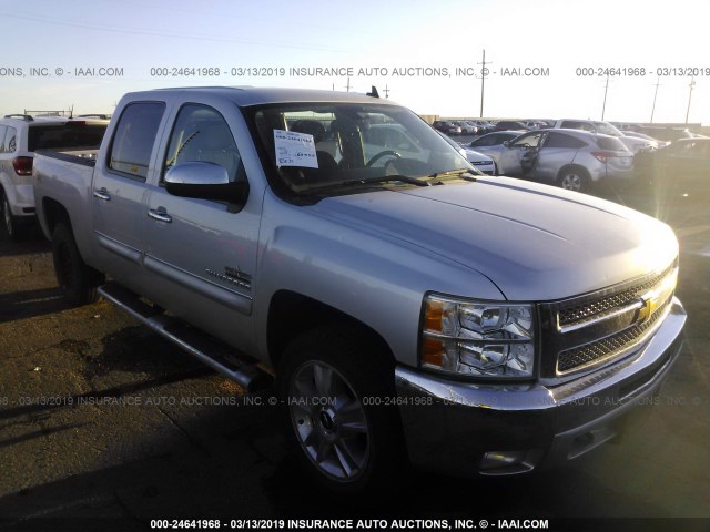 3GCPKSE73DG292898 - 2013 CHEVROLET SILVERADO K1500 LT SILVER photo 1