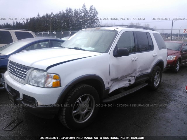 1FMZU73K15UA85041 - 2005 FORD EXPLORER XLT/XLT SPORT/NBX WHITE photo 2