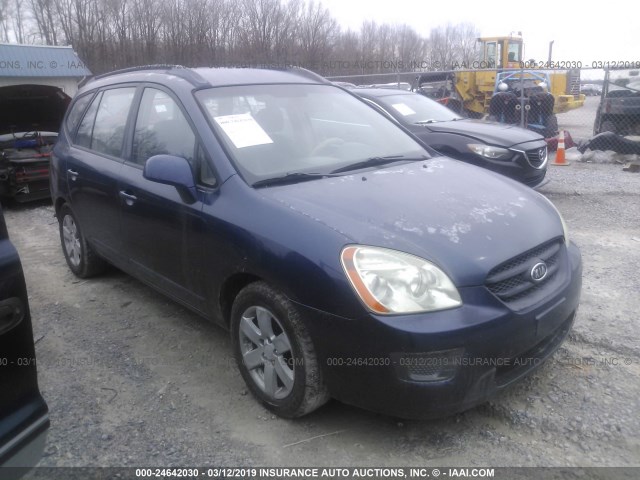 KNAFG526377120586 - 2007 KIA RONDO LX/EX BLUE photo 1