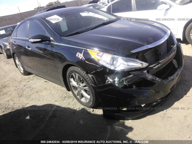 5NPEC4AC4DH578172 - 2013 HYUNDAI SONATA SE/LIMITED BLACK photo 1