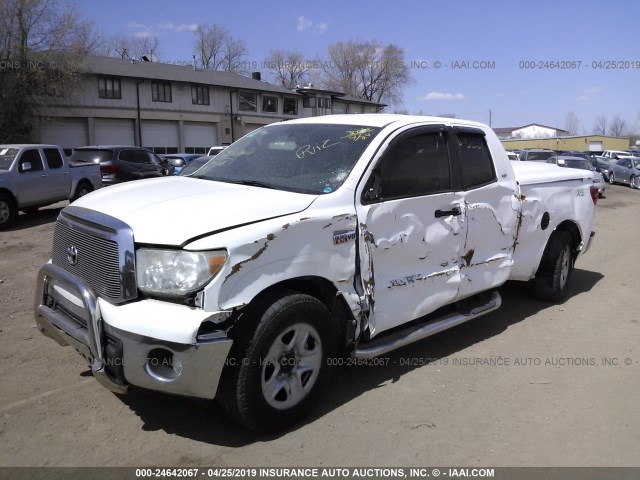 5TFRY5F15CX121325 - 2012 TOYOTA TUNDRA DOUBLE CAB SR5 WHITE photo 6