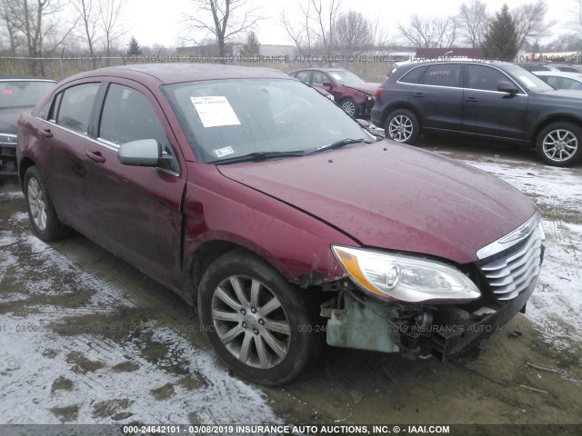 1C3CCBBB1CN299122 - 2012 CHRYSLER 200 TOURING MAROON photo 1