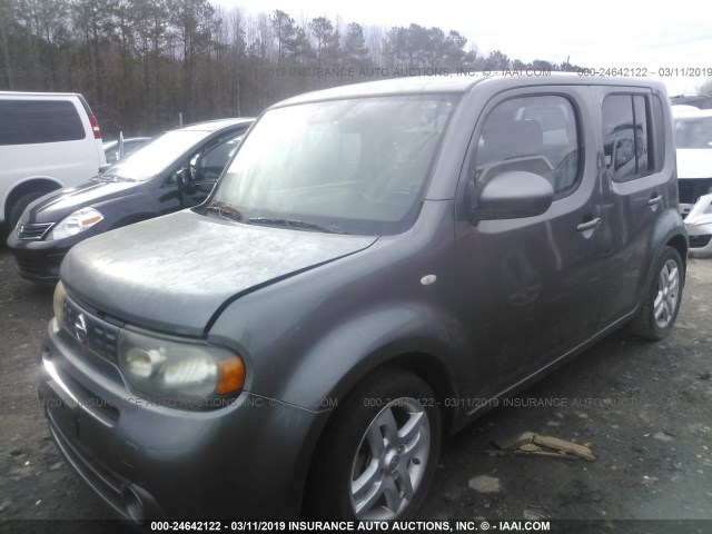 JN8AZ28R49T102961 - 2009 NISSAN CUBE S/SL GRAY photo 2