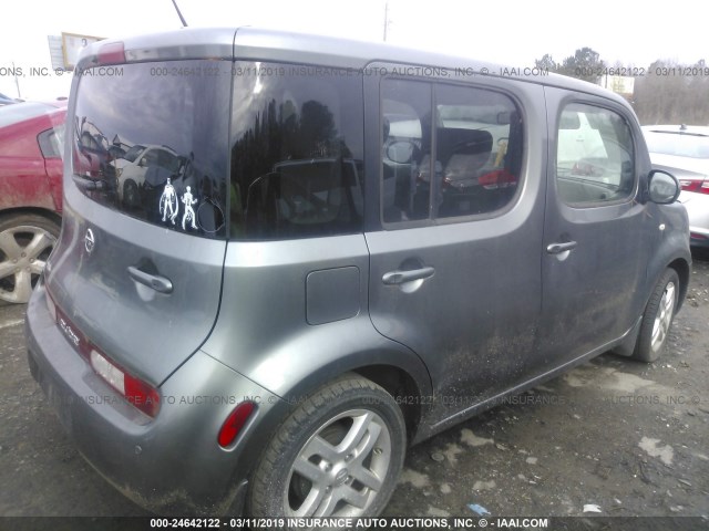 JN8AZ28R49T102961 - 2009 NISSAN CUBE S/SL GRAY photo 4