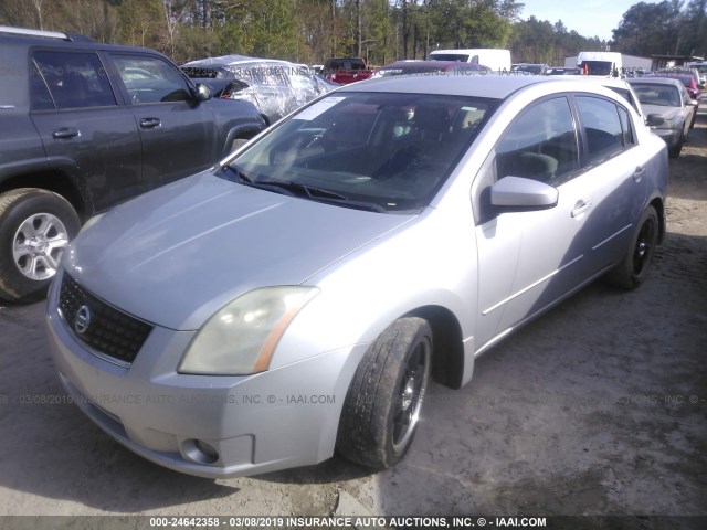 3N1AB61E08L635555 - 2008 NISSAN SENTRA 2.0/2.0S/2.0SL SILVER photo 2