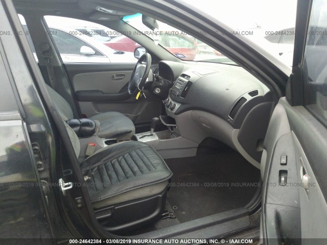 KMHDU46D99U622539 - 2009 HYUNDAI ELANTRA GLS/SE BLACK photo 5