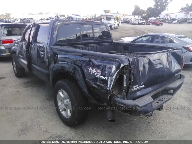 5TELU42NX6Z209000 - 2006 TOYOTA TACOMA DOUBLE CAB 黑色 照片 3