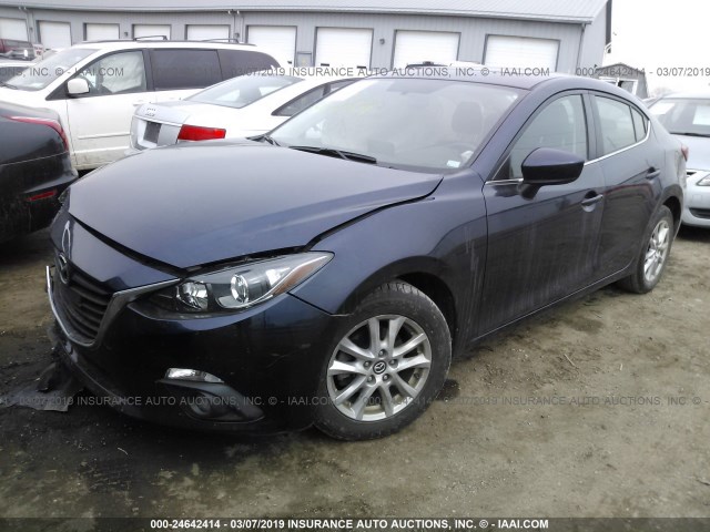 3MZBM1V79FM160955 - 2015 MAZDA 3 TOURING BLACK photo 2