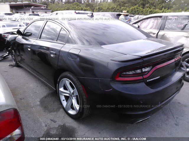 2C3CDXCT1HH574926 - 2017 DODGE CHARGER R/T BLACK photo 3