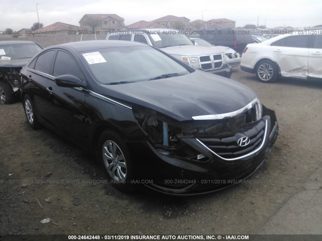 5NPEB4AC2CH312084 - 2012 HYUNDAI SONATA GLS BLACK photo 1