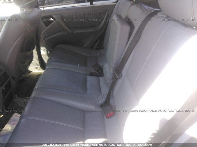 4JGAB54E13A390103 - 2003 MERCEDES-BENZ ML 320 SILVER photo 8