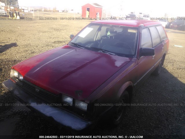 JF1AN42B2JB451728 - 1988 SUBARU DL RED photo 2