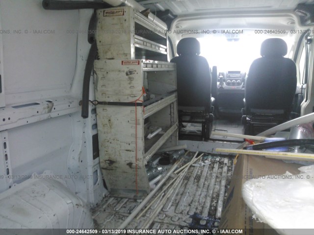 3C6TRVAG2HE547731 - 2017 RAM PROMASTER 1500 1500 STANDARD WHITE photo 8