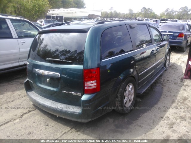 2A8HR54129R563734 - 2009 CHRYSLER TOWN & COUNTRY TOURING GREEN photo 4