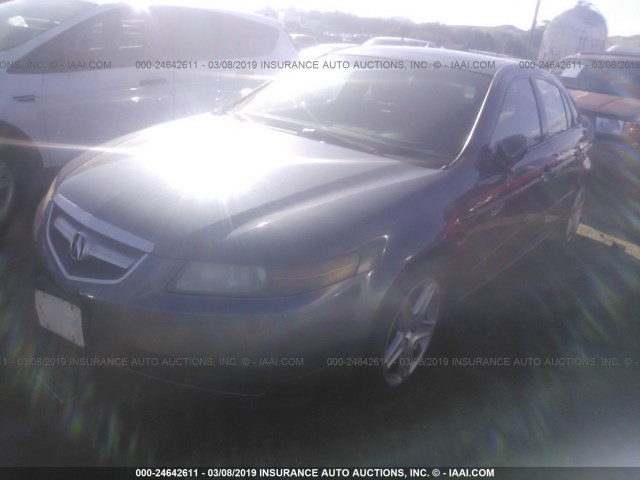 19UUA66226A066855 - 2006 ACURA 3.2TL GRAY photo 2