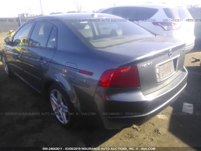 19UUA66226A066855 - 2006 ACURA 3.2TL GRAY photo 3