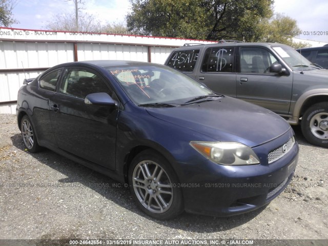 JTKDE177370219629 - 2007 TOYOTA SCION TC ლურჯი ფოტო 1