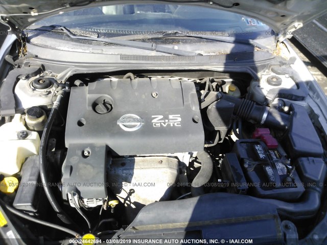 1N4AL11D83C314703 - 2003 NISSAN ALTIMA S/SL SILVER photo 10