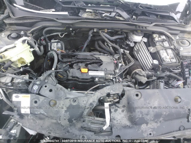 19XFC2F79HE038069 - 2017 HONDA CIVIC EX GRAY photo 10