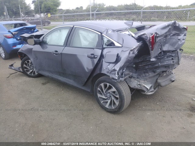 19XFC2F79HE038069 - 2017 HONDA CIVIC EX GRAY photo 3