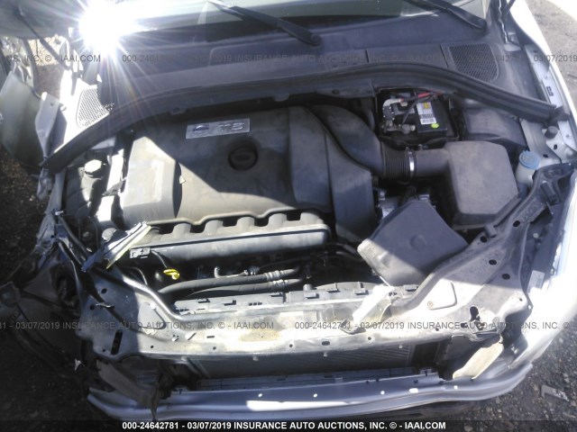 YV4902DZ2C2310880 - 2012 VOLVO XC60 T6 SILVER photo 10