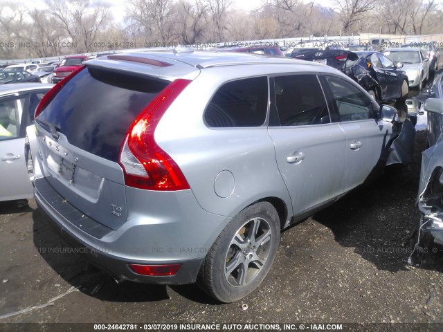 YV4902DZ2C2310880 - 2012 VOLVO XC60 T6 SILVER photo 4