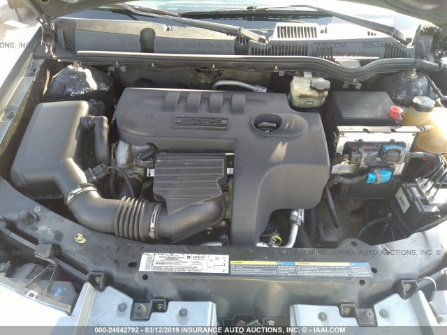 1G8AL55FX6Z131442 - 2006 SATURN ION LEVEL 3 GRAY photo 10