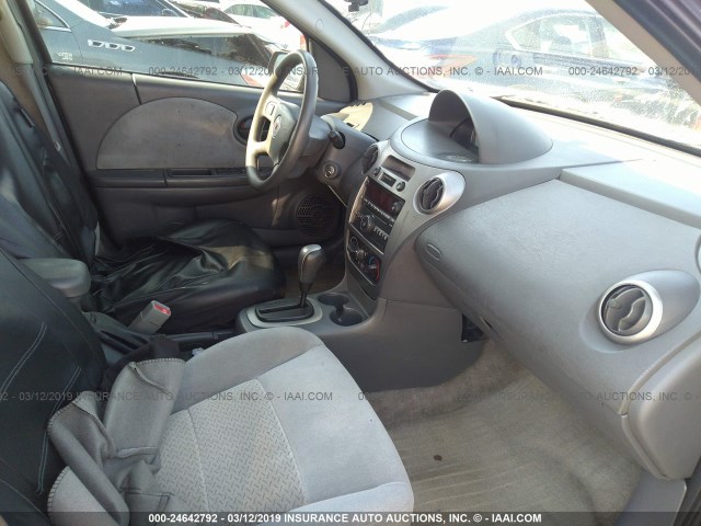 1G8AL55FX6Z131442 - 2006 SATURN ION LEVEL 3 GRAY photo 5