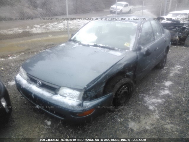 1NXAE09B5SZ331660 - 1995 TOYOTA COROLLA LE/DX TEAL photo 6