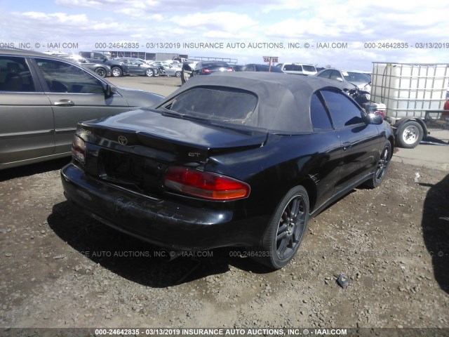 JT5FG02T5W0047848 - 1998 TOYOTA CELICA GT BLACK photo 4