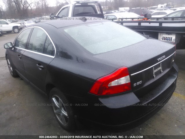 YV1AS982781070961 - 2008 VOLVO S80 3.2 BLACK photo 3