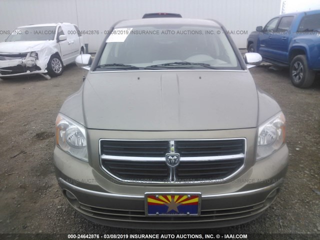 1B3HB48B18D764679 - 2008 DODGE CALIBER SXT GOLD photo 6