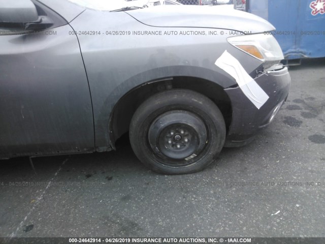 5N1AR2MN0FC633869 - 2015 NISSAN PATHFINDER S/SV/SL/PLATINUM GRAY photo 6