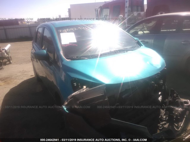 3N1CE2CP8FL435642 - 2015 NISSAN VERSA NOTE S/S PLUS/SV/SL/SR TEAL photo 1