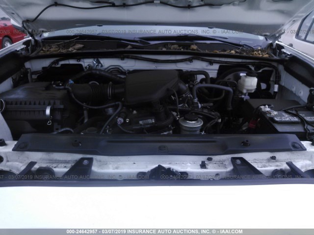 5TFSX5EN8GX040513 - 2016 TOYOTA TACOMA ACCESS CAB/SR/SR5 თეთრი ფოტო 10