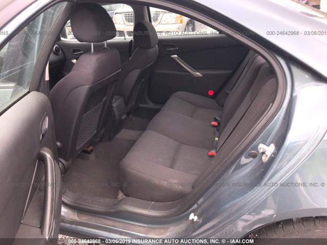 1G2ZF55B564263121 - 2006 PONTIAC G6 SE GRAY photo 8