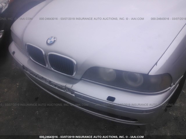WBADT43473G025016 - 2003 BMW 525 I AUTOMATIC SILVER photo 6