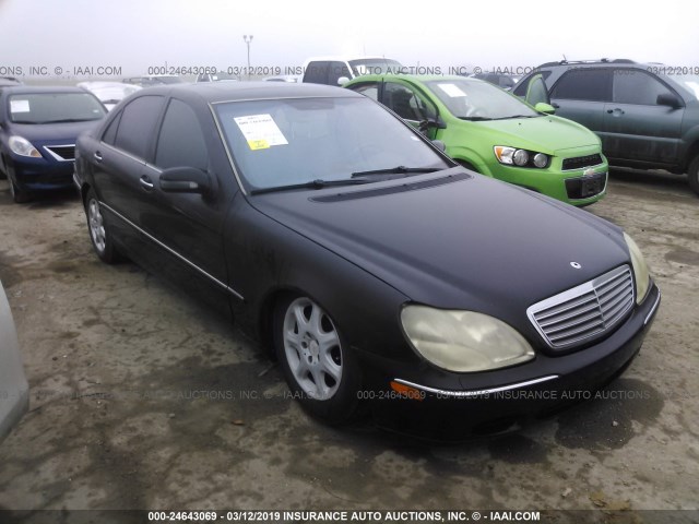 WDBNG75J31A137181 - 2001 MERCEDES-BENZ S 500 BLACK photo 1