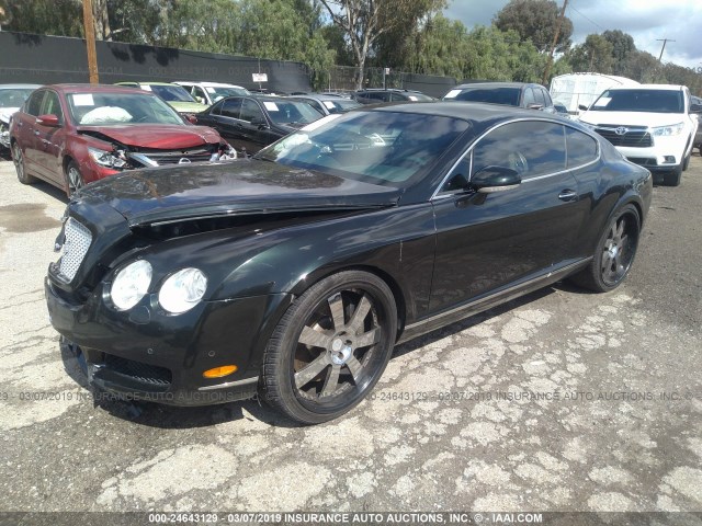 SCBCR63W86C030492 - 2006 BENTLEY CONTINENTAL GT BLACK photo 2