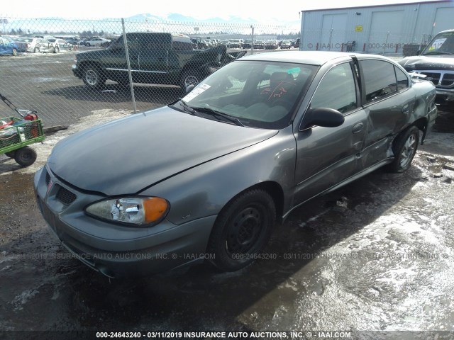 1G2NE52E15M244323 - 2005 PONTIAC GRAND AM SE GRAY photo 2