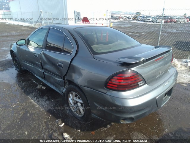 1G2NE52E15M244323 - 2005 PONTIAC GRAND AM SE GRAY photo 3