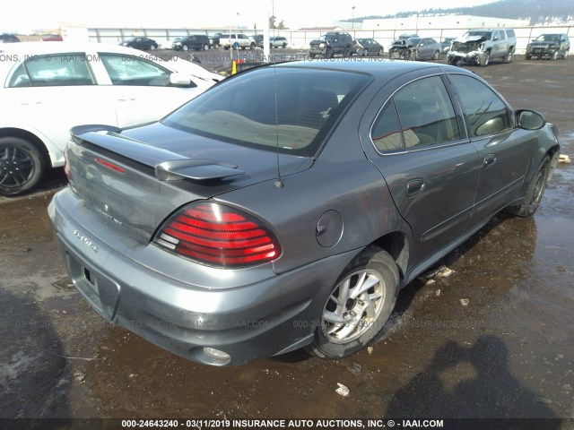 1G2NE52E15M244323 - 2005 PONTIAC GRAND AM SE GRAY photo 4