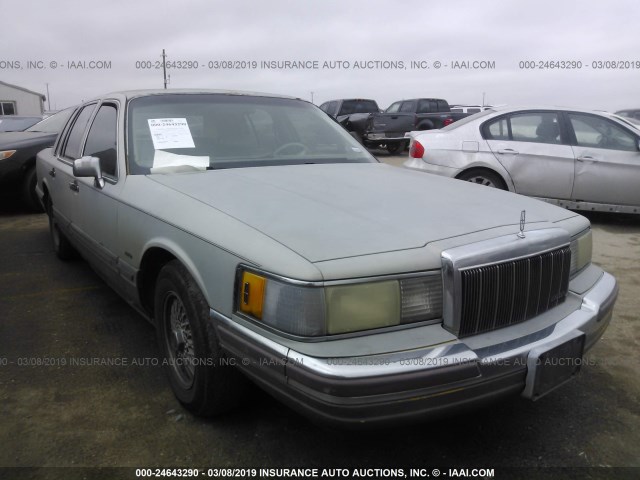 1LNCM83F3LY775507 - 1990 LINCOLN TOWN CAR CARTIER GRAY photo 1