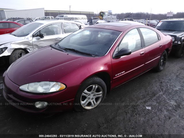 2B3HD56J4XH516020 - 1999 DODGE INTREPID ES PURPLE photo 2