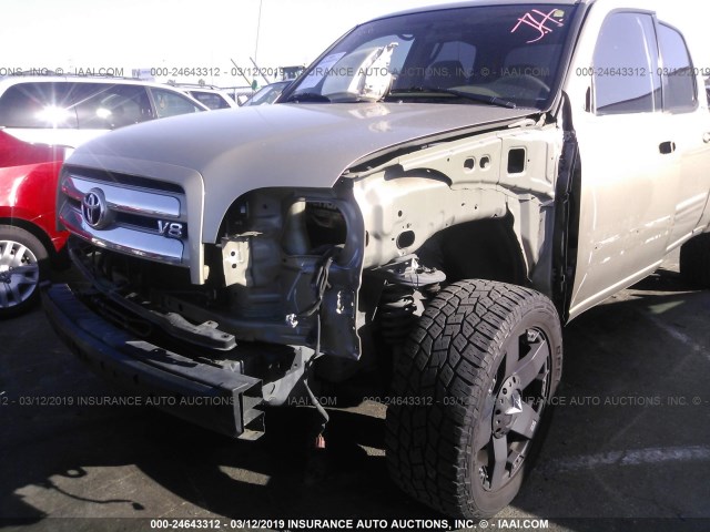 5TBET34115S496764 - 2005 TOYOTA TUNDRA DOUBLE CAB SR5 BROWN photo 6
