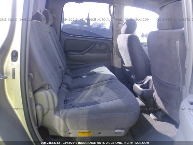 5TBET34115S496764 - 2005 TOYOTA TUNDRA DOUBLE CAB SR5 BROWN photo 8