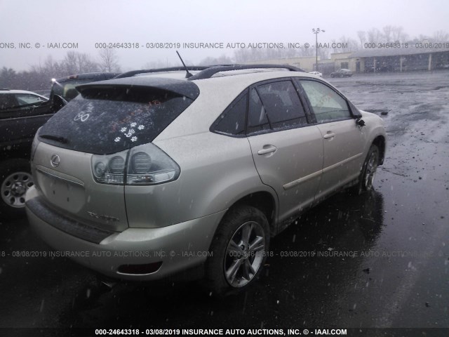 JTJHW31U672017675 - 2007 LEXUS RX 400H TAN photo 4